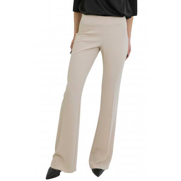 Pantalone scampanato tinta unita Options